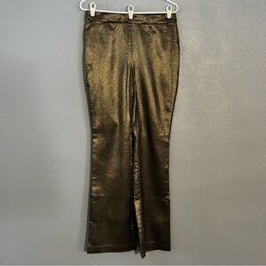 INC International Concepts Gold Spandex Leggings Womens Size 8